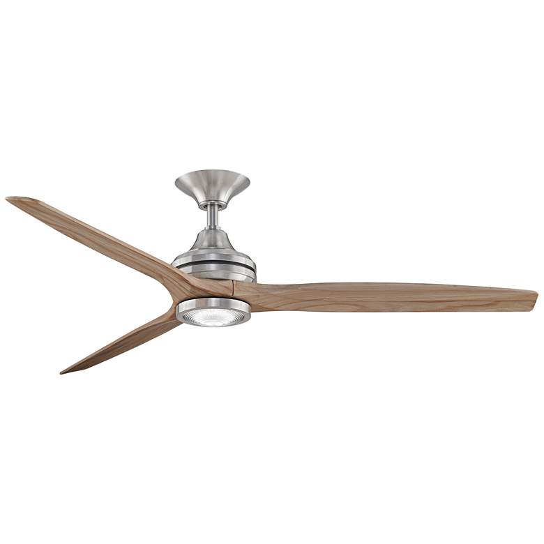 Image 1 60 inch Spitfire Brushed Nickel - Natural LED Ceiling Fan