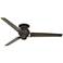 60" Spyder Bronze Tapered Blades Pull Chain Hugger Ceiling Fan