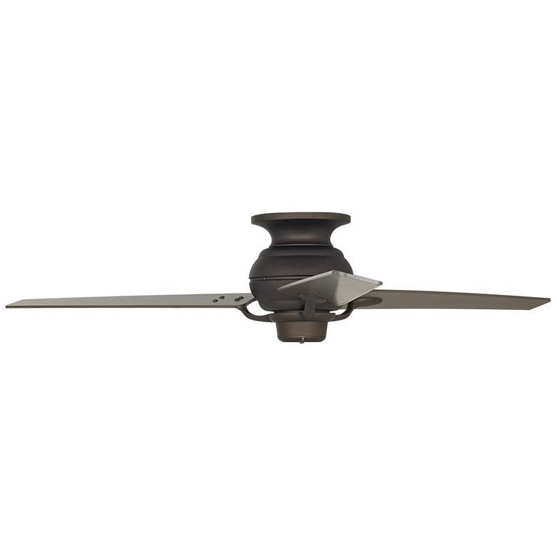 60 inch Spyder Bronze Tapered Blades Pull Chain Hugger Ceiling Fan more views