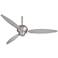 60" Spyder™ Brushed Nickel Ceiling Fan