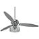 60" Spyder Chrome and Crystal Circles LED Ceiling Fan