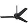 60" Spyder™ Matte Black Tapered Blades Ceiling Fan