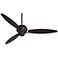 60" Spyder™ Matte Black Three Blades Ceiling Fan
