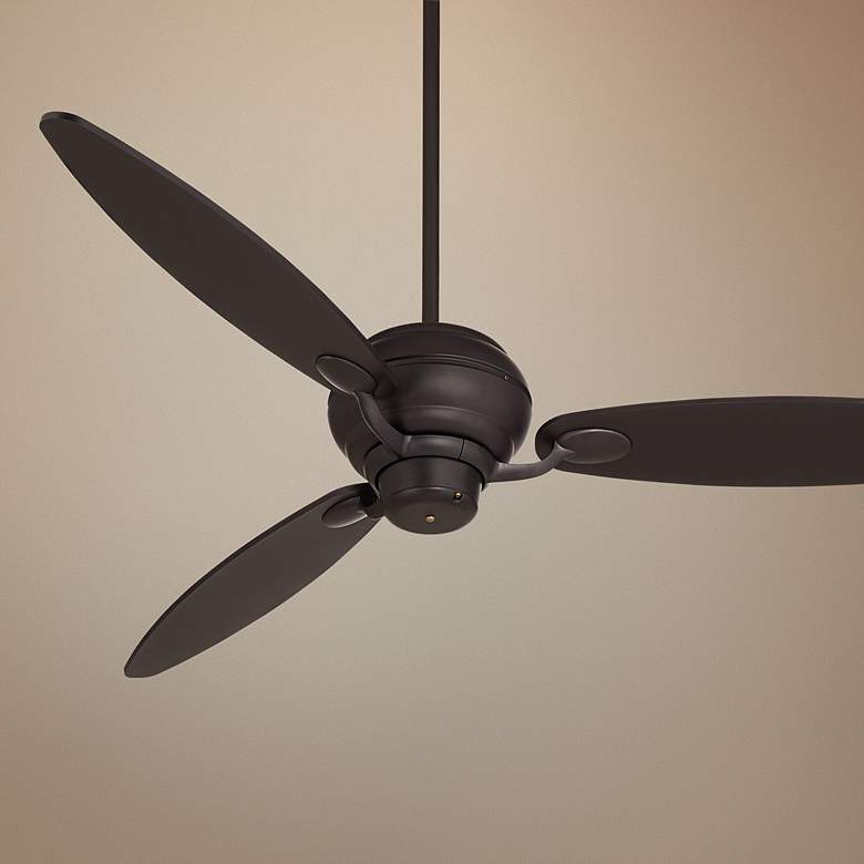 Image 1 60 inch Spyder&#8482; Matte Black Three Blades Ceiling Fan