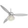 60" Spyder™ Polished Chrome Ceiling Fan with Control