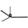 60" Status Bronze Damp Rated LED Ceiling Fan with Remote