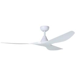 60" Surfline Matte White Smart Ceiling Fan