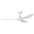 60" Surfline Matte White Smart Ceiling Fan