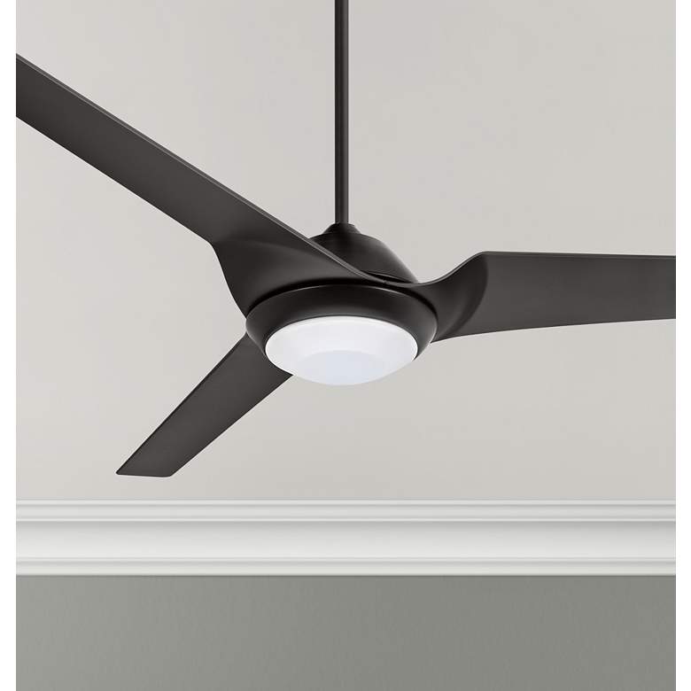 Image 1 60" Sweep Eco Barbeque Black LED Ceiling Fan