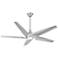 60" Switch Brushed Nickel 5-Blade LED Smart Ceiling Fan