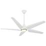 2_60" Switch Flat White 5-Blade LED Smart Ceiling Fan