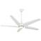 60" Switch Flat White 5-Blade LED Smart Ceiling Fan