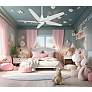 4_60" Switch Flat White 5-Blade LED Smart Ceiling Fan more views