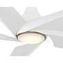 60" Switch Flat White 5-Blade LED Smart Ceiling Fan