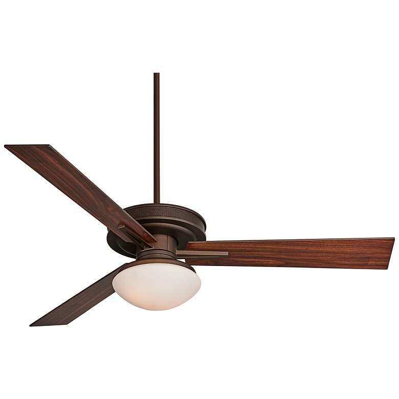 Image 5 60 inch Taladega Oil-Rubbed Bronze Damp Rated LED Ceiling Fan with Remote more views