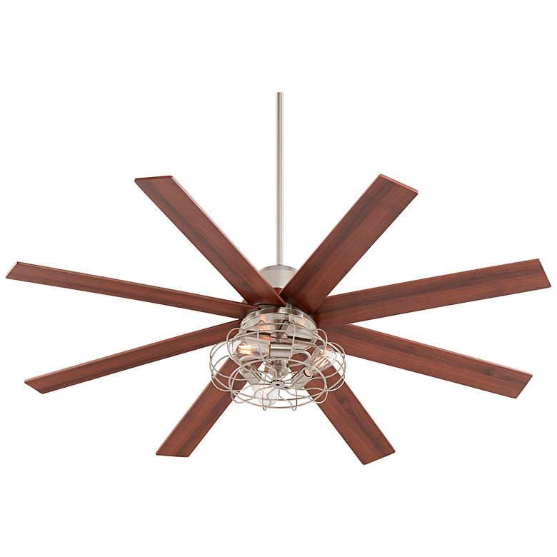 Image 6 60 inch The Strand Brush Nickel LED Ceiling Fan with Remote more views