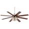 60" The Strand LED Brushed Nickel Ceiling Fan w/ Cage Lt Kit