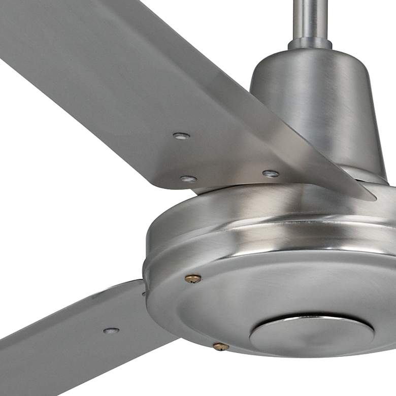Image 3 60 inch Turbina&#8482; DC Brushed Nickel Ceiling Fan with Remote Control more views