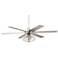60" Turbina Max™ AC Brushed Nickel LED Ceiling Fan
