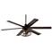 60" Turbina Max &#8482; DC Bronze LED Ceiling Fan