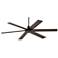 60" Turbina Max DC Bronze Outdoor Ceiling Fan with Remote Control