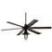 60" Turbina Max DC Marlowe Bronze LED Outdoor Ceiling Fan with Remote