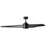 5_60" Visual Comfort Armstrong Black LED Damp Ceiling Fan with Remote more views