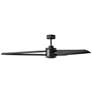 6_60" Visual Comfort Armstrong Black LED Damp Ceiling Fan with Remote more views