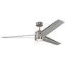 2_60" Visual Comfort Armstrong Steel LED Damp Ceiling Fan with Remote