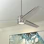 1_60" Visual Comfort Armstrong Steel LED Damp Ceiling Fan with Remote
