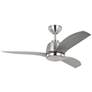 2_60" Visual Comfort Avila Brushed Steel LED Ceiling Fan with Remote more views