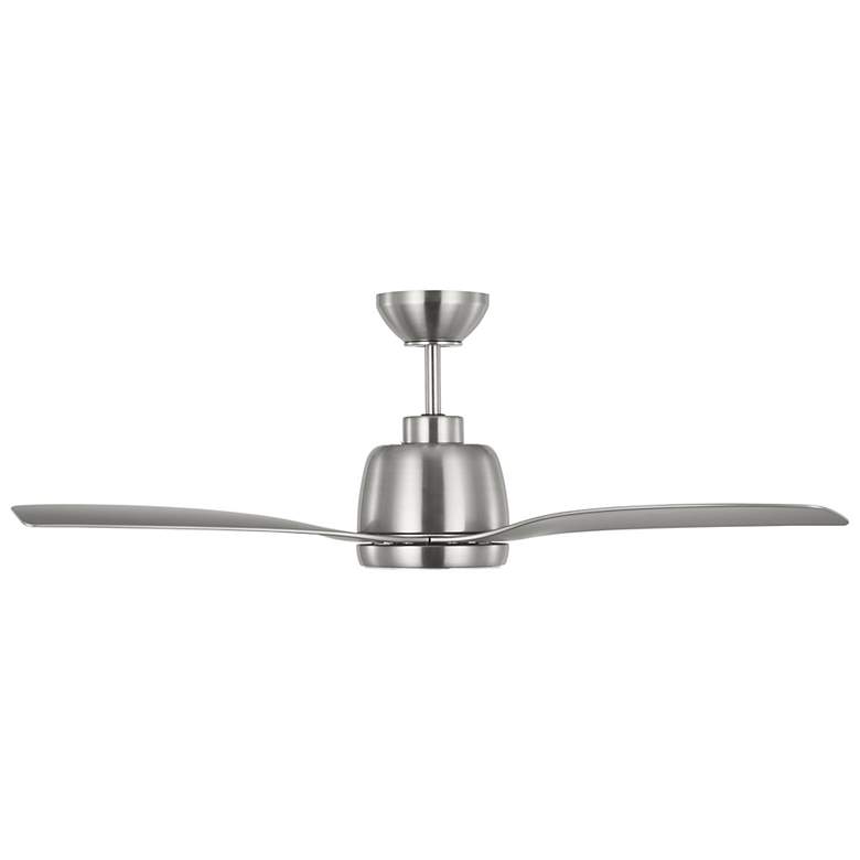 Image 3 60" Visual Comfort Avila Brushed Steel LED Ceiling Fan with Remote more views