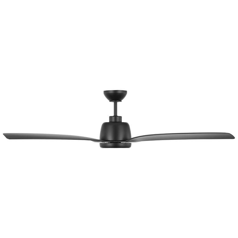 Image 3 60" Visual Comfort Avila Coastal Black Outdoor Ceiling Fan with Remote more views