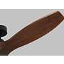 4_60" Visual Comfort Collins Black Walnut Damp Smart Ceiling Fan more views