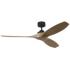 60" Visual Comfort Collins Midnight Black Outdoor Smart Ceiling Fan