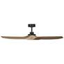 3_60" Visual Comfort Collins Midnight Black Outdoor Smart Ceiling Fan more views