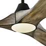 3_60" Visual Comfort Maverick Aged Pewter LED Damp Rated Fan with Remote more views