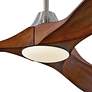 3_60" Visual Comfort Maverick Brushed Steel Koa LED Fan with Remote more views