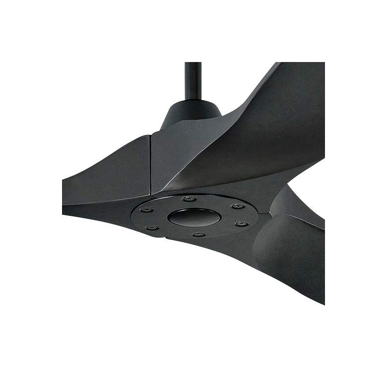 Image 3 60" Visual Comfort Maverick Matte Black Ceiling Fan with Remote more views