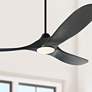 1_60" Visual Comfort Maverick Matte Black LED Ceiling Fan with Remote