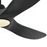3_60" Visual Comfort Maverick Matte Black LED Ceiling Fan with Remote more views