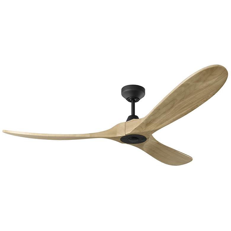 Image 1 60" Visual Comfort Maverick Midnight Black Smart Ceiling Fan