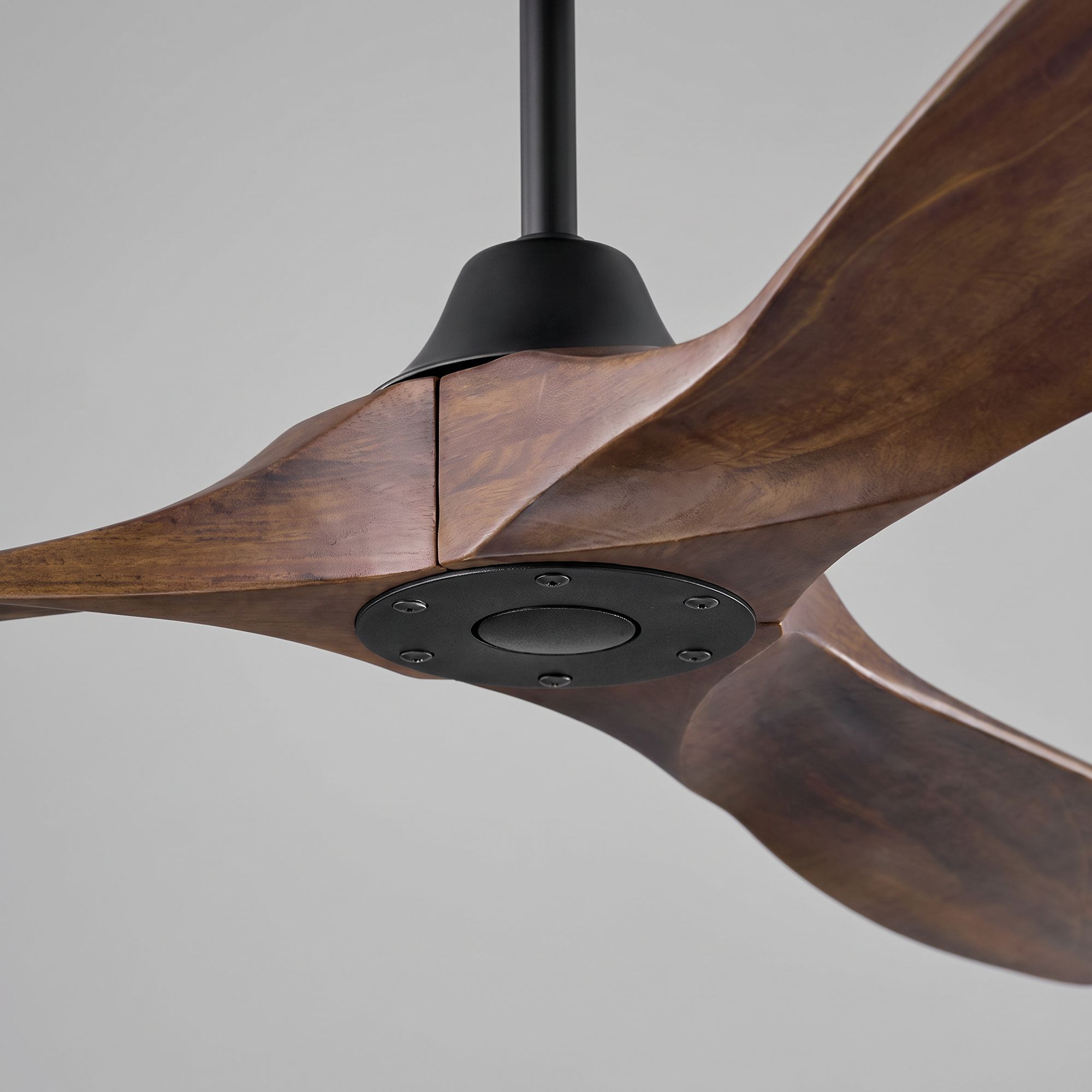 Image 5 60" Visual Comfort Maverick Walnut and Black Ceiling Fan with Remote more views