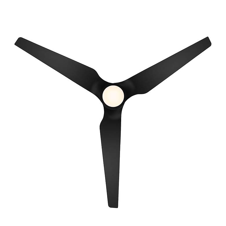 Image 4 60" WAC Stella Matte Black Modern Wet Rated LED Smart Ceiling Fan more views