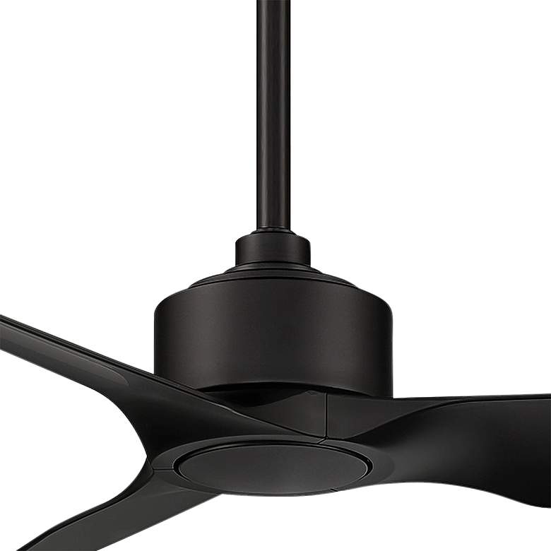 Image 4 60 inch WAC Stella Matte Black Wet Rated Smart Ceiling Fan more views
