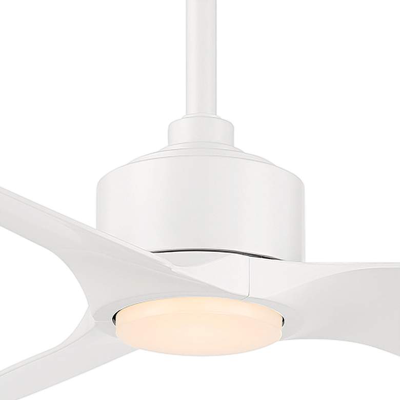 Image 2 60" WAC Stella Matte White LED Wet Rated Smart Ceiling Fan more views