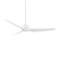 60" WAC Stella Matte White Modern Wet Rated Smart Ceiling Fan