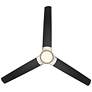 4_60" WAC Zelda Brushed Nickel Smart Outdoor LED Ceiling Fan more views