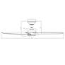5_60" WAC Zelda Brushed Nickel Smart Outdoor LED Ceiling Fan more views