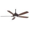 60" Minka Aire Dyno XL Oil-Rubbed Bronze LED Smart Ceiling Fan